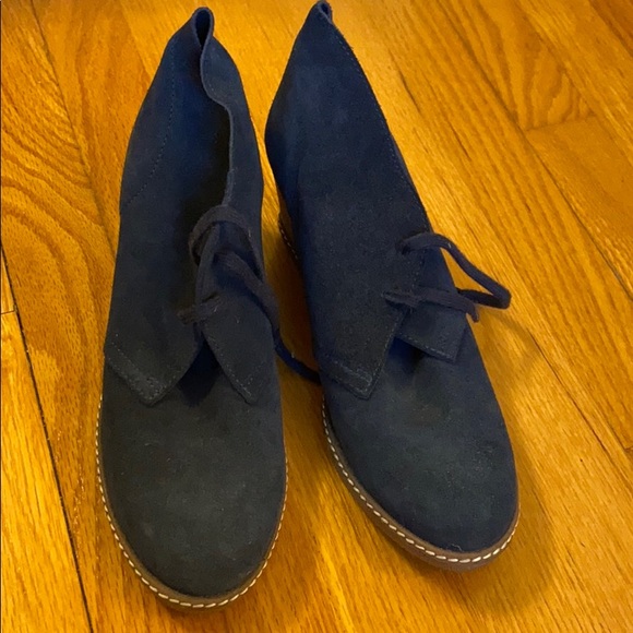 J.Crew Suede Wedge Boot - Picture 2 of 3